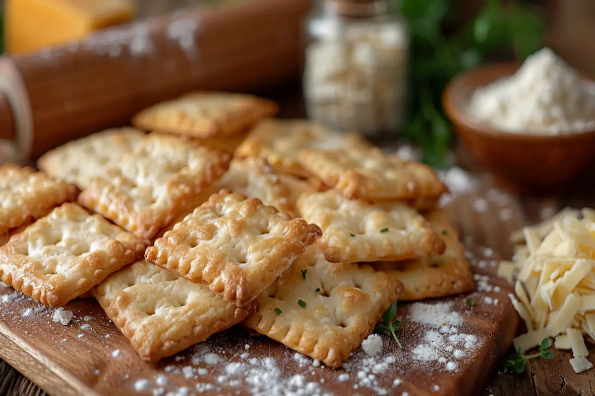 Homemade-Cheese-Crackers-2-1 Homemade Cheese Crackers