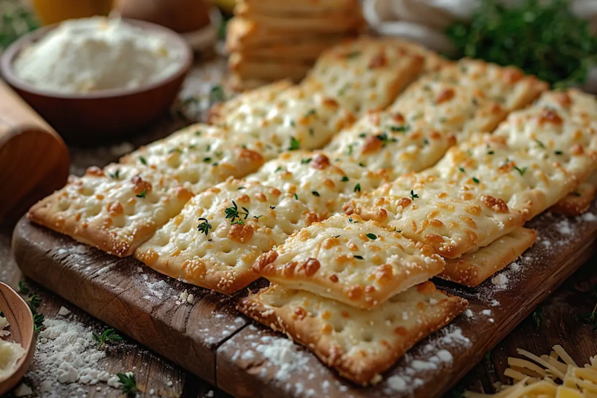 Homemade-Cheese-Crackers-4-1 Homemade Cheese Crackers