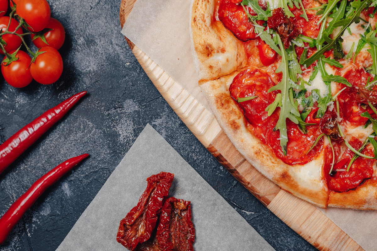 Tomato Halves Chimichurri Recipe for Pizza