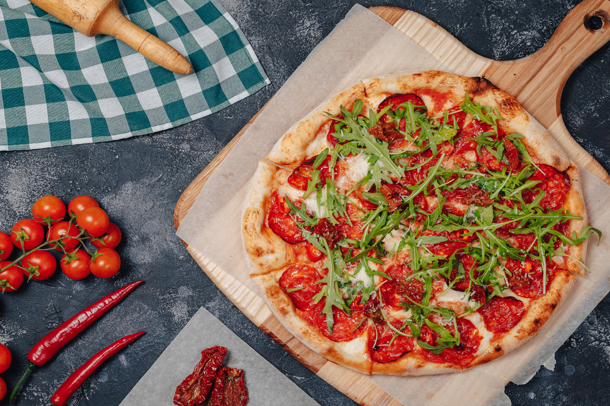 Tomato Halves Chimichurri Recipe for Pizza
