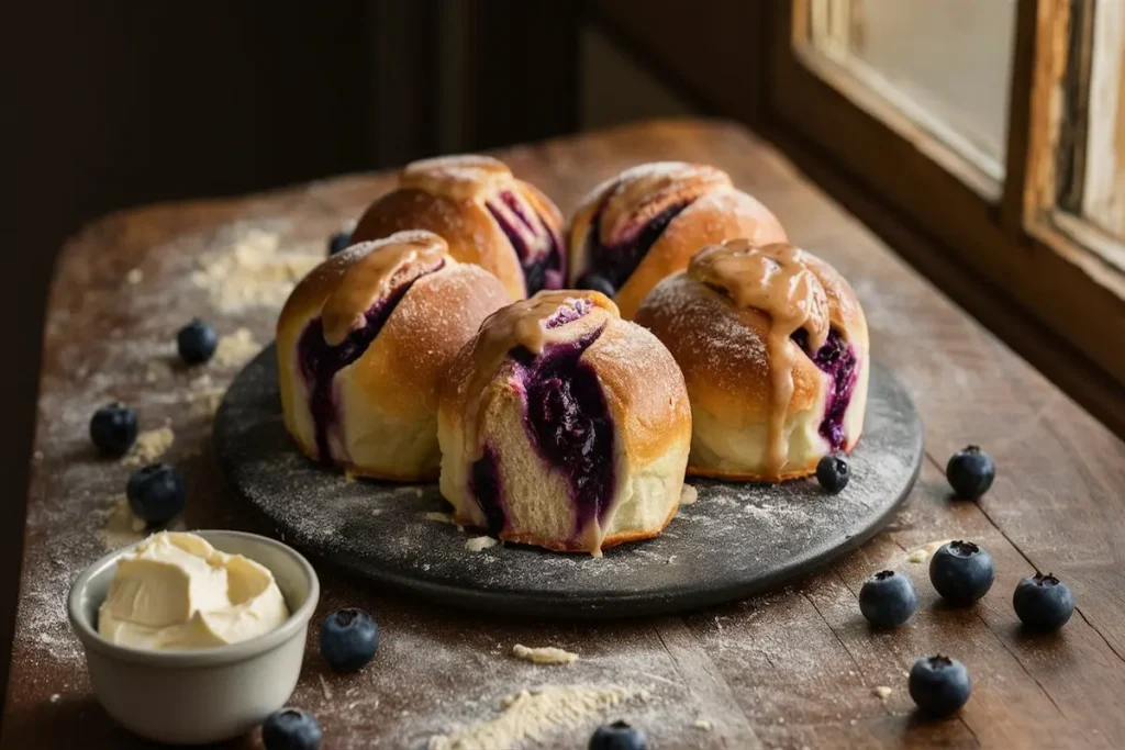 Blueberry Cheesecake Rolls Recipe