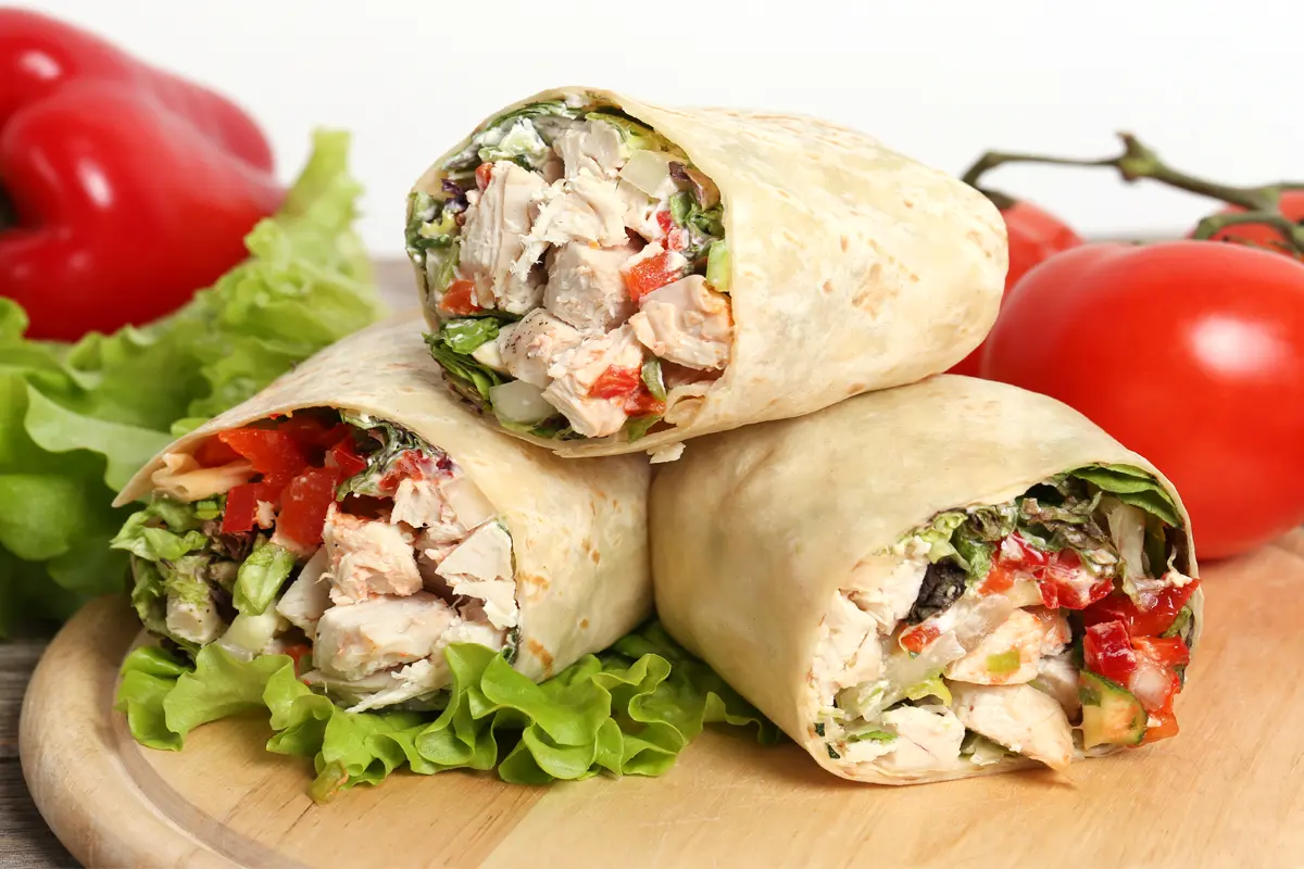 buffalo chicken wraps