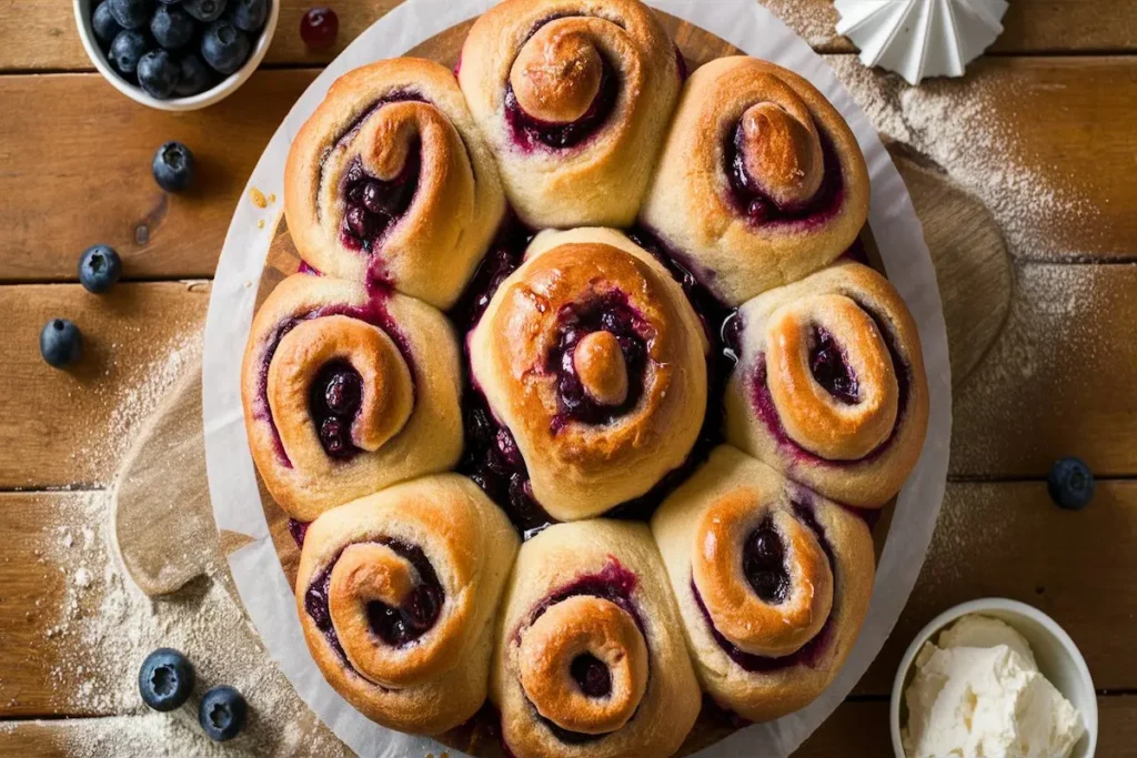 Blueberry Cheesecake Rolls Recipe