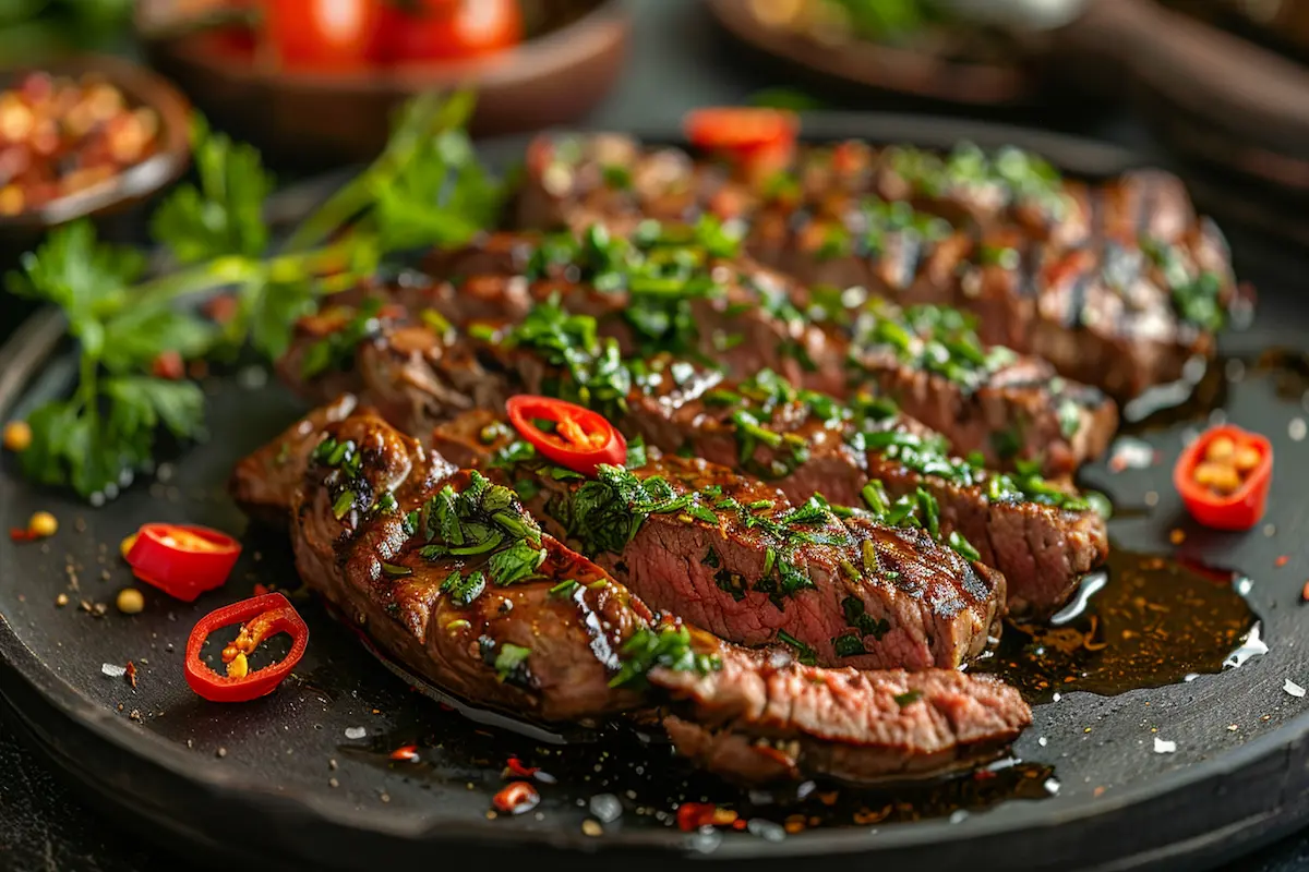 Chimichurri-style steak sarnies Recipes Chimichurri-style steak sarnies Recipes