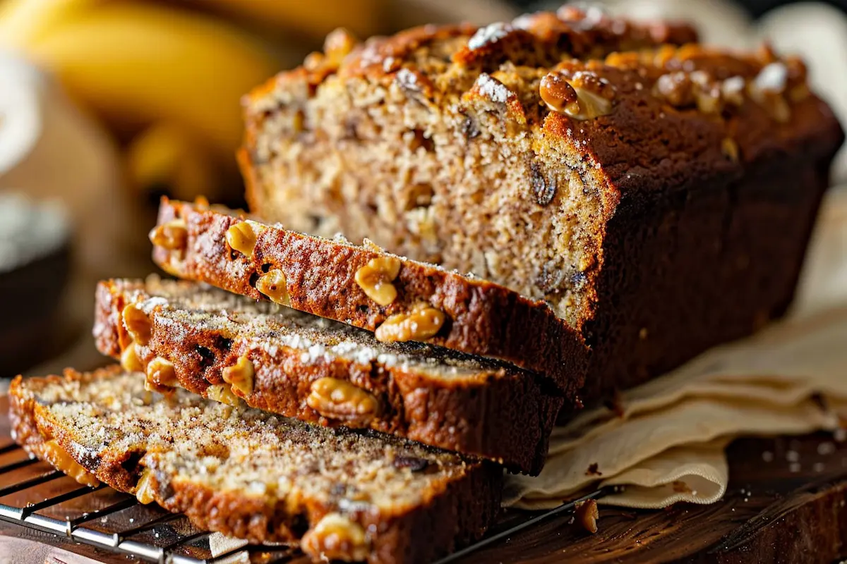 4 Ingredient Banana Bread Recipe