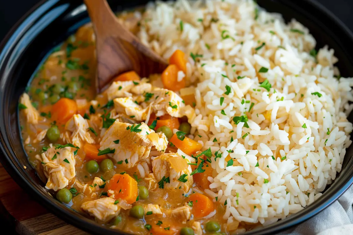 Crock-Pot-Chicken-and-Rice-recipe-2 Crock Pot Chicken and Rice recipe
