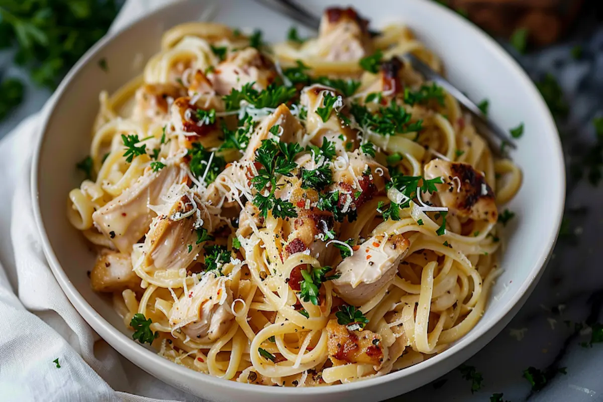 Parmesan-Garlic-Chicken-Pasta-1 (1) parmesan garlic chicken pasta Recipe