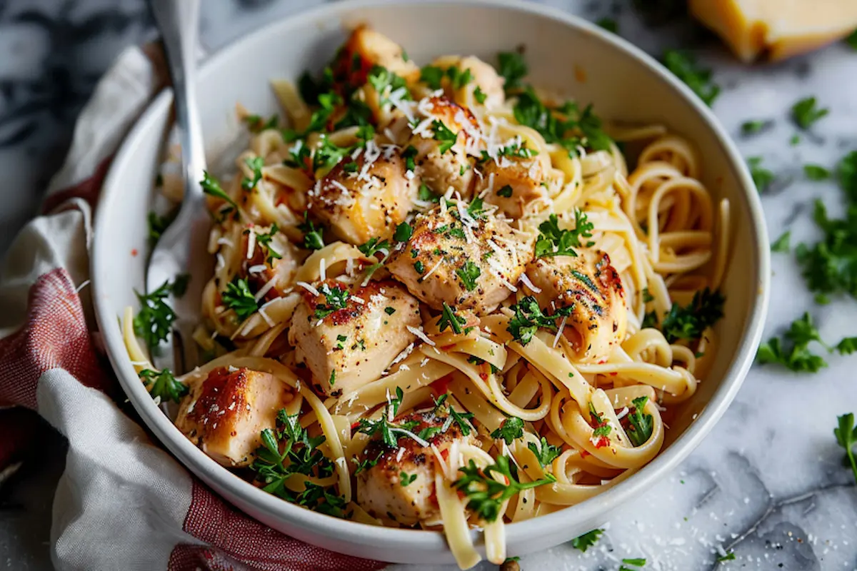 Parmesan-Garlic-Chicken-Pasta-2 (1) parmesan garlic chicken pasta Recipe