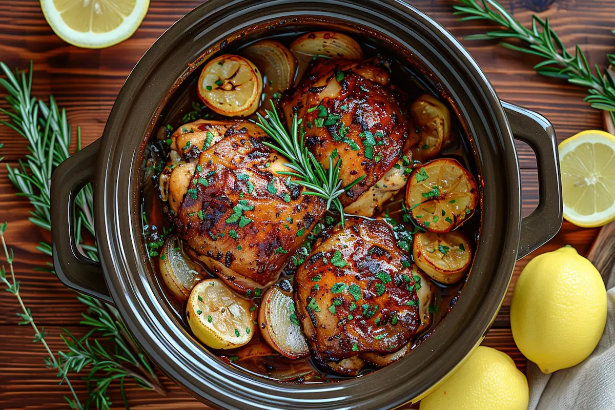 chicken-thighs-rosemary-crock-pot-recipe-3 chicken thighs rosemary crock pot recipe