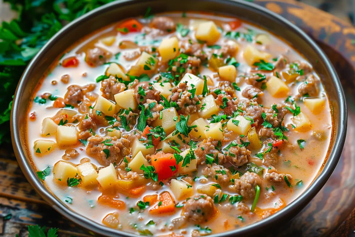 creamy-parmesan-italian-sausage-soup-3 (1) creamy parmesan italian sausage soup