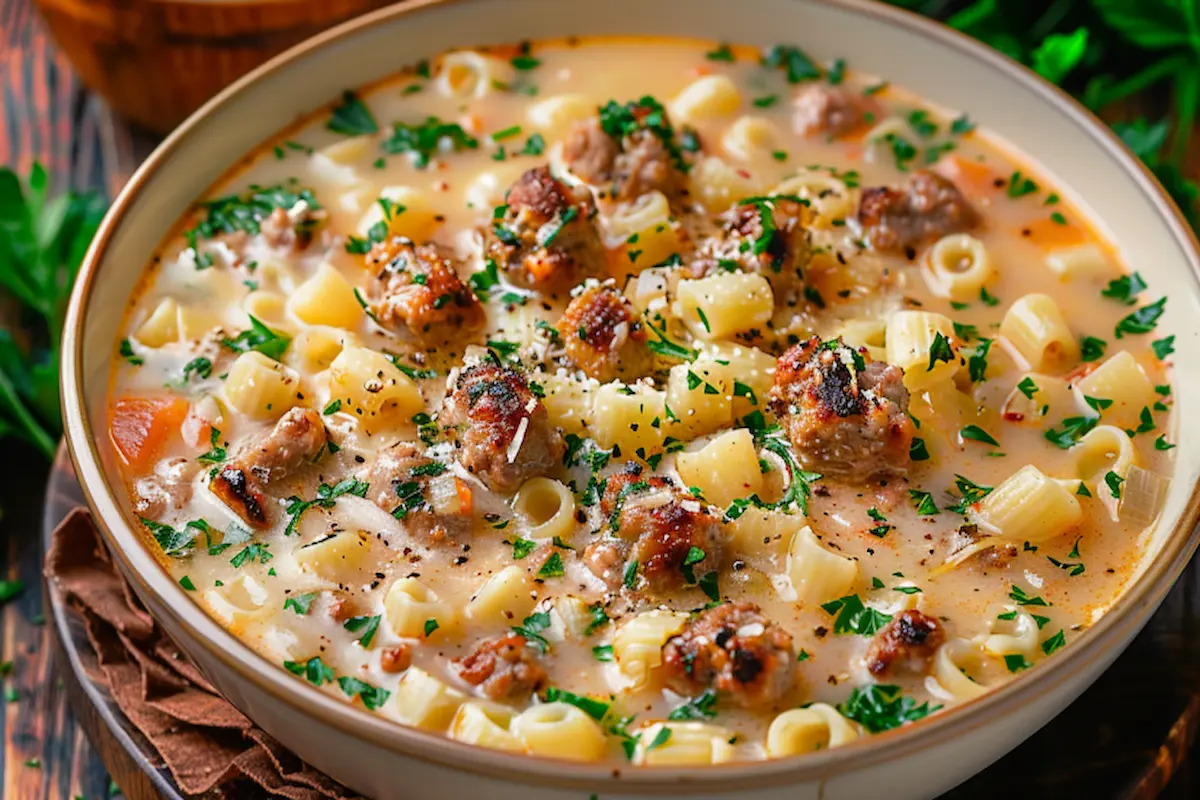 creamy-parmesan-italian-sausage-soup-4 (1) creamy parmesan italian sausage soup