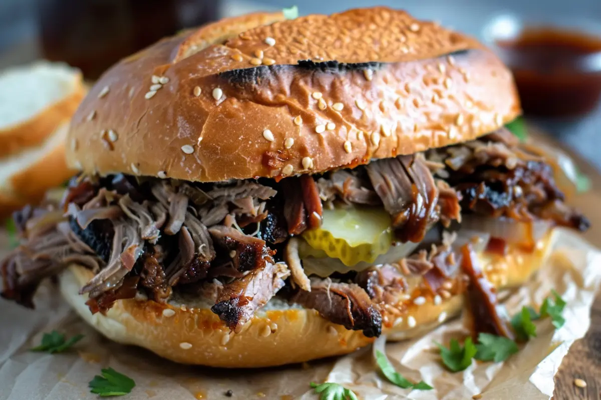 tzaghough_create_a_realistic_image_about_this_recipe__Beef_Bris_1e4b2f03-8402-4f35-a873-b172d0bb1872 Beef Brisket Sandwich