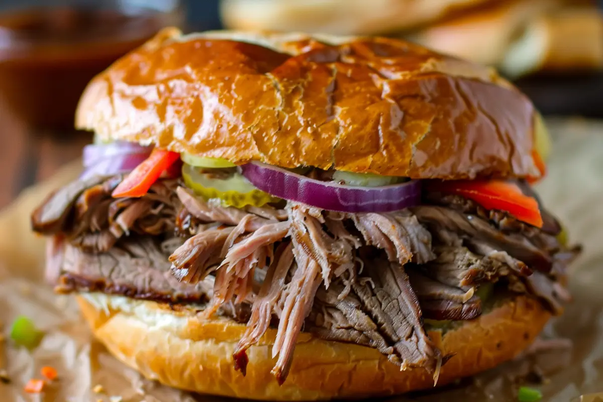 tzaghough_create_a_realistic_image_about_this_recipe__Beef_Bris_8c13bcdc-c554-47ac-a508-4075e27df720 Beef Brisket Sandwich