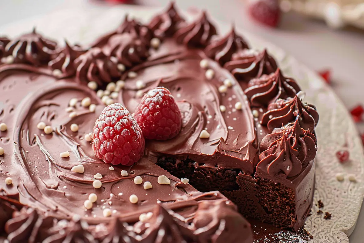 tzaghough_create_a_realistic_image_about_this_recipe__Heart-sha_37673992-f92a-49ed-8bf6-3c45920bf306 heart shaped cake