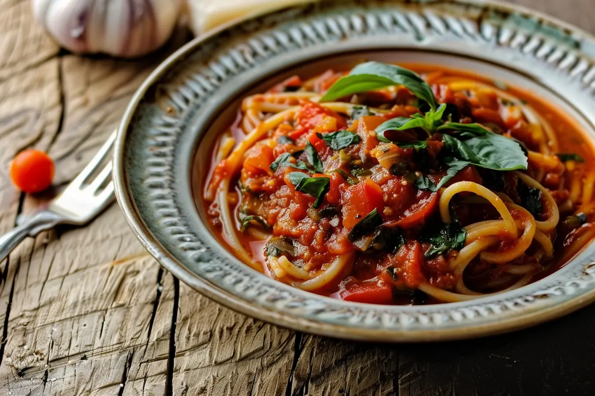 tzaghough_create_a_realistic_image_about_this_recipe__Mediterra_5e9755b1-d73b-4369-9a34-316fd324cc20 mediteranean farm houe spaghetti sauce recipe