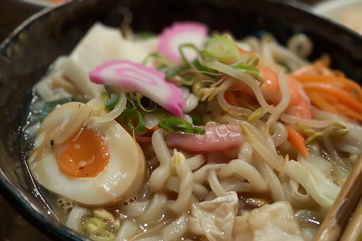 tzaghough_create_a_realistic_image_about_this_recipe__Pink_and__fa65052f-c2f2-45f9-b9dc-b6400d46ecb6 pink and white thing in ramen