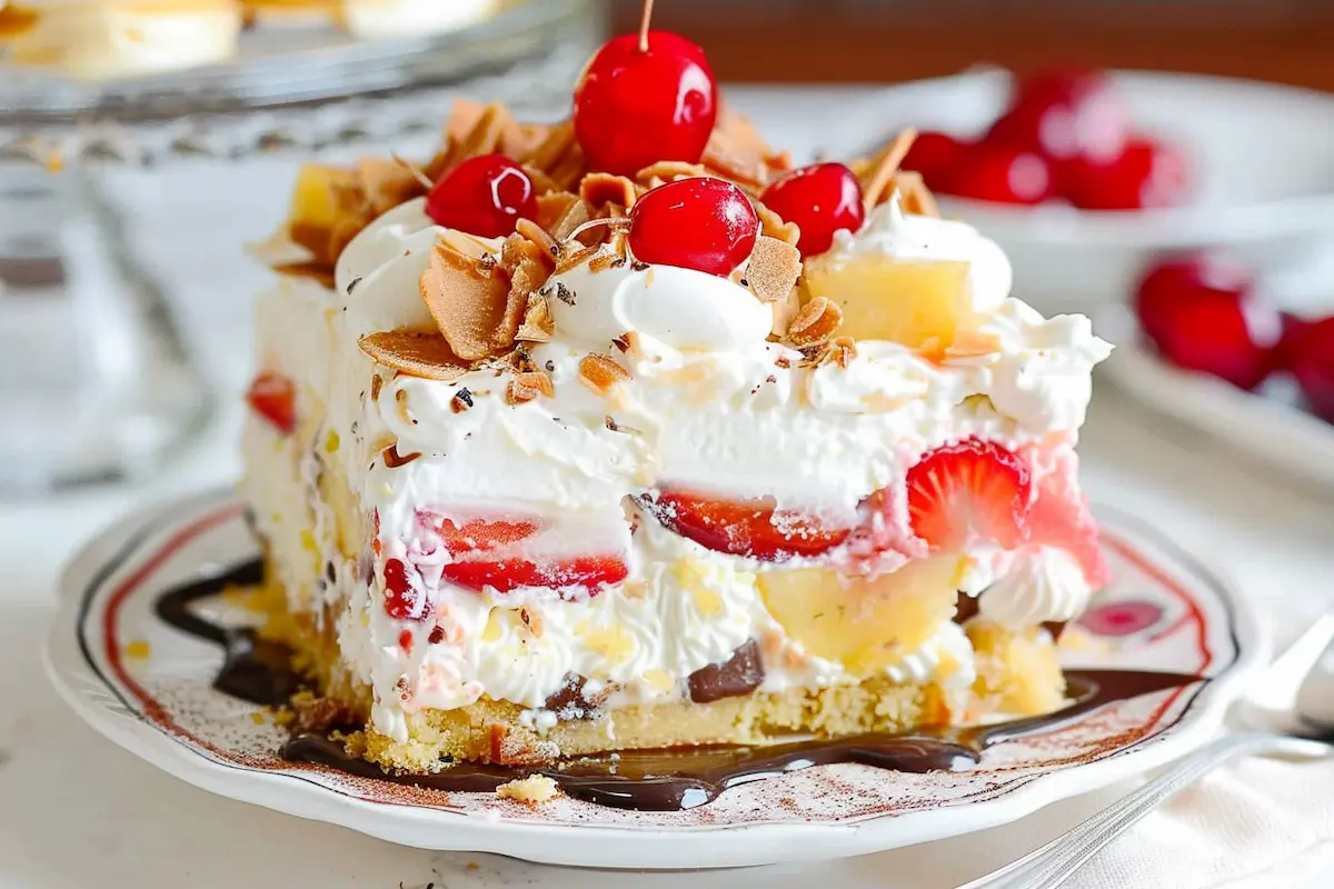 xs8859_create_a_realistic_image_about_this_recipe__Banana_Split_51544380-1837-4b13-b50d-faab56b449eb Banana Split Cake