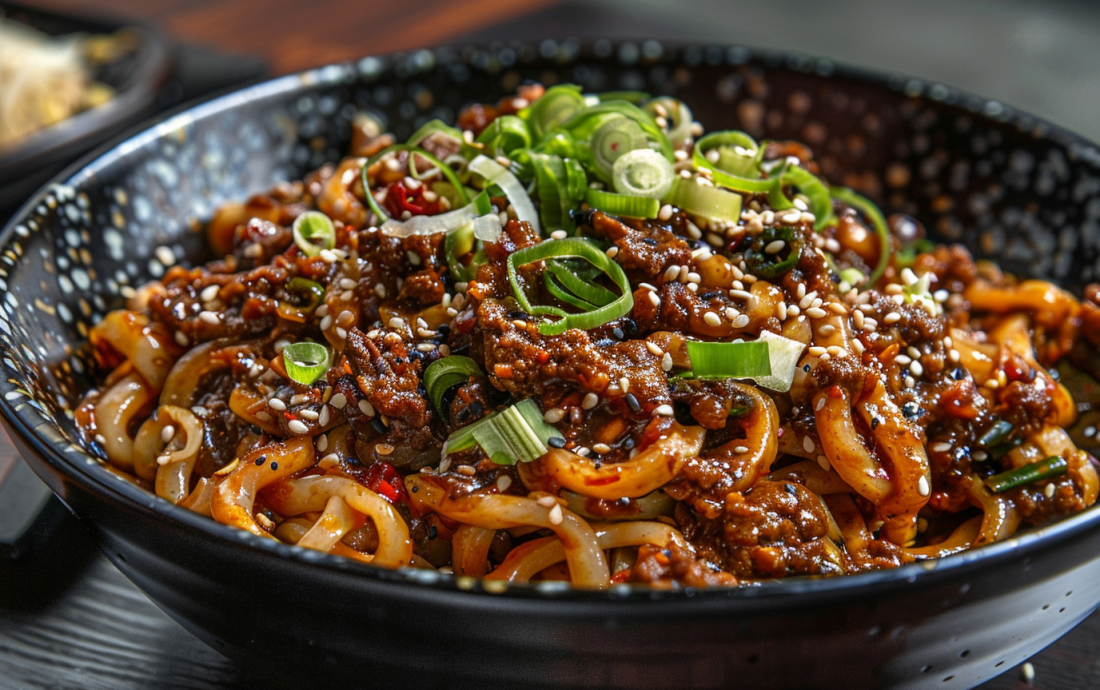 Black bean noodles recipe Black bean noodles recipe