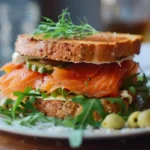 salmon sandwich